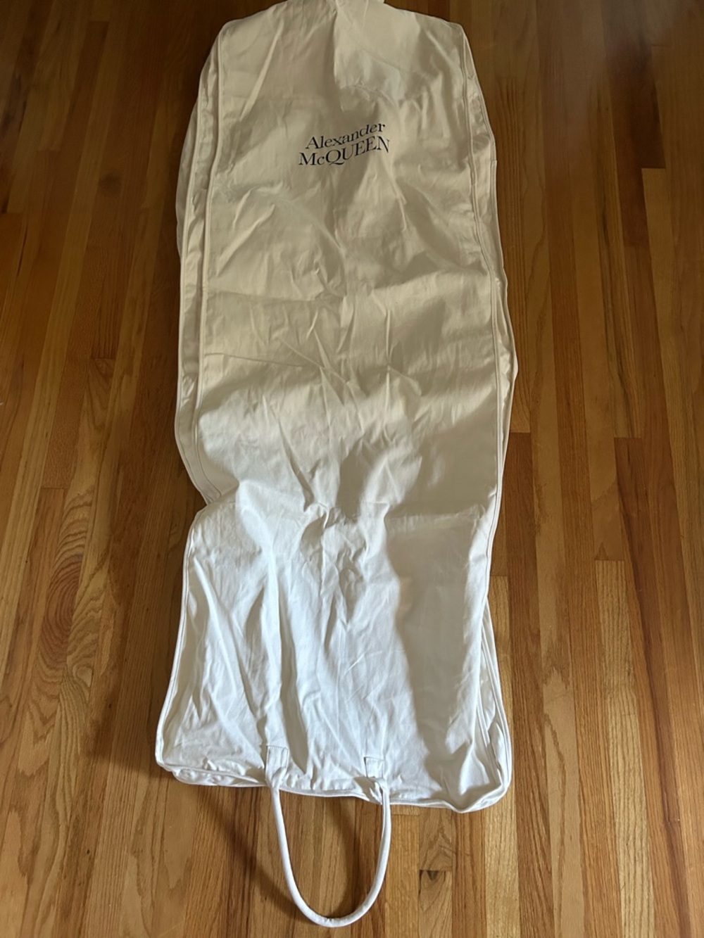Alexander McQueen White Coat/ Dress Garment Bag 68”